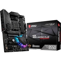 MSI MPG B550 Gaming Plus AMD B550 Socket AM4 ATX, Scheda madre Nero, AMD, Socket AM4, AMD Ryzen 3000 Series, DDR4-SDRAM, 128 GB, DIMM