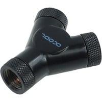Alphacool 17066 parte e accessorio del sistema di raffreddamento del computer Raccordi, Connessione Nero, Raccordi, Ottone, Nero, 1,8 cm