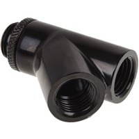 Alphacool 17401 parte e accessorio del sistema di raffreddamento del computer, Connessione Nero, Ottone, Nero, 1/4", 45°, 18 mm, 44 mm