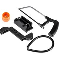 Corsair CX-9059007-WW parte e accessorio del sistema di raffreddamento del computer, Set di strumenti Nero, Nero, Arancione, Hacksaw Tube Reamer Silicone Rod (30cm) Tube Bending Mandrel with Rubber Inserts Sawing Clamp with...