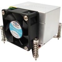 Dynatron K666 Processore Refrigeratore 6 cm, raffreddamento CPU  Refrigeratore, 6 cm, 1600 Giri/min, 5000 Giri/min, 38,7 dB, 26,45 pdc/min, Vendita al dettaglio
