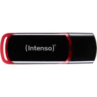 Intenso 64GB USB2.0 unità flash USB USB tipo A 2.0 Nero, Rosso, Chiavetta USB Nero/Rosso, 64 GB, USB tipo A, 2.0, 28 MB/s, Cuffia, Nero, Rosso