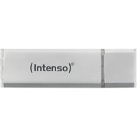 Intenso Alu Line unità flash USB 32 GB USB tipo A 2.0 Argento, Chiavetta USB argento, 32 GB, USB tipo A, 2.0, 28 MB/s, Cuffia, Argento