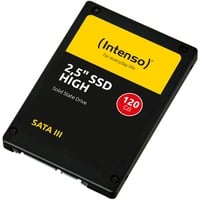 Intenso High 2.5" 120 GB Serial ATA III TLC, Disco a stato solido 120 GB, 2.5", 520 MB/s, 6 Gbit/s