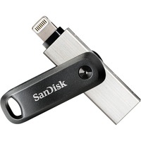 SanDisk SDIX60N-128G-GN6NE unità flash USB 128 GB 3.2 Gen 1 (3.1 Gen 1) Grigio, Argento, Chiavetta USB Nero/Argento, 128 GB, 3.2 Gen 1 (3.1 Gen 1), Girevole, Grigio, Argento