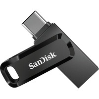 SanDisk Ultra Dual Drive Go unità flash USB 256 GB USB Type-A / USB Type-C 3.2 Gen 1 (3.1 Gen 1) Nero, Chiavetta USB Nero, 256 GB, USB Type-A / USB Type-C, 3.2 Gen 1 (3.1 Gen 1), 150 MB/s, Girevole, Nero