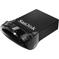 SanDisk Ultra Fit unità flash USB 64 GB USB tipo A 3.2 Gen 1 (3.1 Gen 1) Nero, Chiavetta USB Nero, 64 GB, USB tipo A, 3.2 Gen 1 (3.1 Gen 1), Senza coperchio, Nero