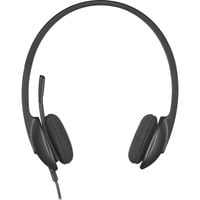 Logitech H340 Auricolare Cablato A Padiglione Ufficio USB tipo A Nero, Headset Nero, Cablato, Ufficio, 20 - 20000 Hz, 100 g, Auricolare, Nero, Vendita al dettaglio