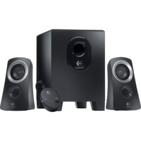 Logitech Z313 25 W Nero 2.1 canali, Altoparlante PC Nero/Argento, 2.1 canali, 25 W, PC, Nero, 50 W, Cablato, Vendita al dettaglio