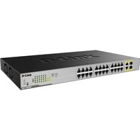 D-Link DGS-1026MP switch di rete Non gestito Gigabit Ethernet (10/100/1000) Supporto Power over Ethernet (PoE) Nero, Grigio, Interruttore Non gestito, Gigabit Ethernet (10/100/1000), Supporto Power over Ethernet (PoE), Montaggio rack