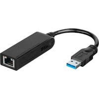 D-Link DUB-1312 scheda di rete e adattatore Interno Ethernet 1000 Mbit/s Nero, Interno, Cablato, USB, Ethernet, 1000 Mbit/s, Nero