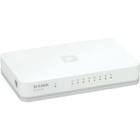 D-Link GO-SW-8G/E switch di rete Non gestito Gigabit Ethernet (10/100/1000) Bianco, Interruttore bianco/grigio, Non gestito, Gigabit Ethernet (10/100/1000), Full duplex