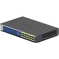 Netgear GS516PP Non gestito Gigabit Ethernet (10/100/1000) Supporto Power over Ethernet (PoE) Blu, Grigio, Interruttore Non gestito, Gigabit Ethernet (10/100/1000), Full duplex, Supporto Power over Ethernet (PoE), Montaggio rack
