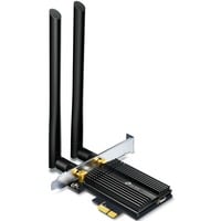 TP-Link Archer TX50E WLAN / Bluetooth 2402 Mbit/s, Adattatore Wi-Fi Wireless, PCI Express, WLAN / Bluetooth, Wi-Fi 6 (802.11ax), 2402 Mbit/s, Nero, Metallico