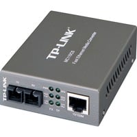 TP-Link Fast Ethernet Media Converter(SC,single-mode), Convertitore grigio, single-mode), 1000 Mbit/s, IEEE 802.3, IEEE 802.3u, IEEE 802.3x, Gigabit Ethernet, 1000 Mbit/s, 100BASE-FX, UTP 3, 4, 5e, 5