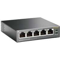 TP-Link TL-SF1005P Non gestito Fast Ethernet (10/100) Supporto Power over Ethernet (PoE) Nero, Interruttore Non gestito, Fast Ethernet (10/100), Full duplex, Supporto Power over Ethernet (PoE)
