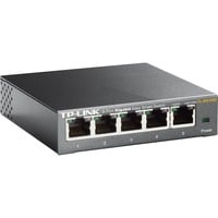 TP-Link TL-SG105E Gestito L2 Gigabit Ethernet (10/100/1000) Nero, Interruttore Gestito, L2, Gigabit Ethernet (10/100/1000)