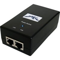 Ubiquiti POE-48-24W Fast Ethernet 48 V, Iniettore PoE Nero, Fast Ethernet, 10,100 Mbit/s, Nero, CE, FCC, IC, UL, 48 V, 100 - 240 V