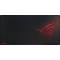 ASUS ROG Sheath Tappetino per mouse per gioco da computer Nero, Rosso, Gioco mouse pad Nero, Rosso, Immagine, Stoffa, Gomma, Barra appoggiaferro antiscivolo, Tappetino per mouse per gioco da computer