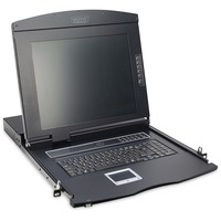 Digitus Console modulare con TFT da 17" (43,2 cm), 8 porta KVM e touchpad, tastiera tedesca, Switch KVM 2 cm), 8 porta KVM e touchpad, tastiera tedesca, 43,2 cm (17"), 1280 x 1024 Pixel, 1000:1, TFT, 16,78 milioni di colori, VGA