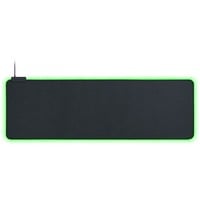 Razer Goliathus Extended Chroma Tappetino per mouse per gioco da computer Nero, Gioco mouse pad Nero, Nero, Monocromatico, Gomma, Alimentazione USB, Barra appoggiaferro antiscivolo, Tappetino per mouse per gioco da computer
