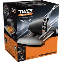 Thrustmaster TWCS Throttle Nero USB Joystick Analogico PC, Valvola a farfalla Nero/Orange, Joystick, PC, Analogico, Cablato, USB, Nero