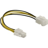 DeLOCK Power cable P4 male/female 0,15 m, Cavo 0,15 m, Maschio, Femmina