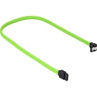 Sharkoon SATA 3 cavo SATA 0,45 m SATA 7-pin Nero, Verde verde, 0,45 m, SATA III, SATA 7-pin, SATA 7-pin, Maschio/Maschio, Nero, Verde