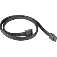 SilverStone SST-CP07 cavo SATA 0,5 m Nero Nero