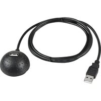 goobay USB Verl AA 150 MA. HiSpeed 2.0 1.5m cavo USB 1,5 m USB A Nero, Cavo di prolunga Nero, 1,5 m, USB A, USB A, Maschio/Femmina, Nero