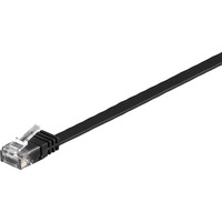goobay V-UTP6005S-FLAT cavo di rete Nero 0,5 m Cat6 U/UTP (UTP) Nero, 0,5 m, Cat6, U/UTP (UTP), RJ-45, RJ-45, Nero