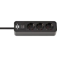 Brennenstuhl 1153230000 prolunghe e multiple 1,5 m 3 presa(e) AC Interno, Ciabatta Nero, 1,5 m, 3 presa(e) AC, Interno, 200 mm, 1 pezzo(i)
