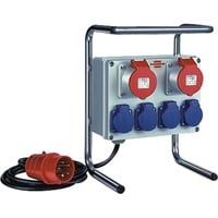 Brennenstuhl 1153750 prolunghe e multiple 2 m 6 presa(e) AC Nero, Blu, Rosso, Argento, Ciabatta Nero, 2 m, 6 presa(e) AC, Nero, Blu, Rosso, Argento, 16 A, 2,6 kg, Nero