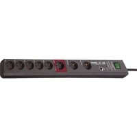 Brennenstuhl 1159490936 prolunghe e multiple 3 m 8 presa(e) AC Antracite, Ciabatta antracite, 3 m, 8 presa(e) AC, Antracite, 3500 W, 16 A, Nero