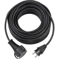 Brennenstuhl 1161420 cavo di alimentazione Nero 5 m, Cavo di prolunga Nero, 5 m, Nero