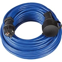 Brennenstuhl 1169810 prolunghe e multiple 10 m 1 presa(e) AC, Cavo di prolunga blu, 10 m, 1 presa(e) AC, IP44, Blu
