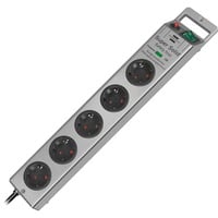Brennenstuhl BN-SPB120 Protezioni da sovraccarico, Ciabatta argento, 5 presa(e) AC, Argento, 2,5 m