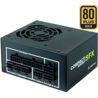 Chieftec CSN-450C alimentatore per computer 450 W 20+4 pin ATX SFX Nero, Alimentatore PC Nero, 450 W, 100 - 240 V, 47 - 63 Hz, 6 A, Attivo, 90 W
