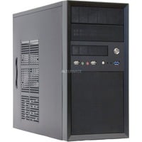 Chieftec CT-01B-OP computer case Mini Tower Nero, Chassis Tower Nero, Mini Tower, PC, Nero, micro ATX, SECC, Casa/ufficio, Vendita al dettaglio
