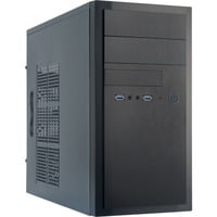 Chieftec HT-01B-OP computer case Mini Tower Nero, Chassis Tower Nero, Mini Tower, PC, Nero, micro ATX, Alluminio, Casa/ufficio