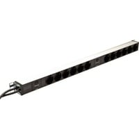 Digitus DN-95405 cassetta di scarico Alluminio, Ciabatta Nero/alluminio