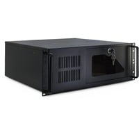 Inter-Tech IPC 4U-4088-S Supporto Nero, Server case Nero, Supporto, Server, Nero, ATX, micro ATX, uATX, Mini-ITX, Acciaio, 4U