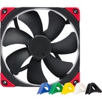 Noctua NF-A14 PWM chromax.black.swap Case per computer Ventilatore 14 cm Nero, Ventola Nero, Ventilatore, 14 cm, 300 Giri/min, 1500 Giri/min, 140,2 m³/h, Nero