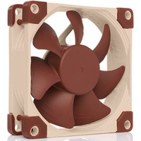 Noctua NF-A8 Case per computer Ventilatore 8 cm Beige, Marrone, Ventola Ventilatore, 8 cm, 2200 Giri/min, 17,7 dB, 55,5 m³/h, Beige, Marrone