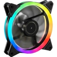 Sharkoon SHARK Blades RGB Case per computer Ventilatore 12 cm, Ventola Nero, Ventilatore, 12 cm, 1200 Giri/min, 18,2 dB, 94,8 m³/h