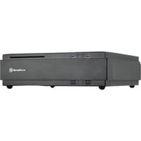 SilverStone ML07 vane portacomputer HTPC Nero, Case HTPC Nero, HTPC, PC, Plastica, Acciaio, Mini-DTX, Mini-ITX, Nero, Fondo