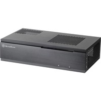SilverStone SST-ML06B computer case Nero, Case HTPC Nero, PC, Nero, Mini-ITX, Alluminio, Acciaio, 80 mm, 120 mm