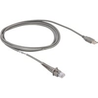 Datalogic Data Transfer Cable cavo USB 2 m USB A Grigio grigio, 2 m, USB A, Maschio/Maschio, Grigio