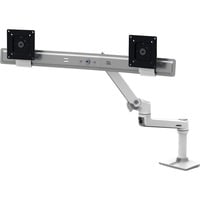 Ergotron LX Series Desk Dual Direct Arm 63,5 cm (25") Bianco Scrivania, Base per monitor bianco, Libera installazione, 9,9 kg, 63,5 cm (25"), 100 x 100 mm, Regolazione altezza, Bianco