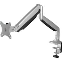 ICY BOX IB-MS503-T 81,3 cm (32") Scrivania Nero, Argento, Base per monitor argento, Morsa, 8 kg, 81,3 cm (32"), 75 x 75 mm, 100 x 100 mm, Nero, Argento